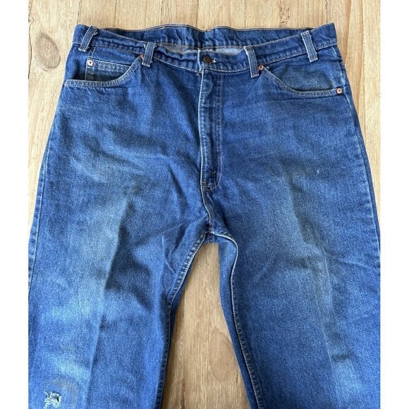 Vintage Levi's 509 Jeans Mens 40 x 32 Distressed Orange Tab USA Made 40509-0215 - Picture 3 of 8